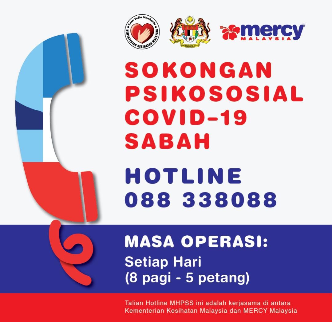 Bendera Putih Bantuan Makanan Keperluan Asas